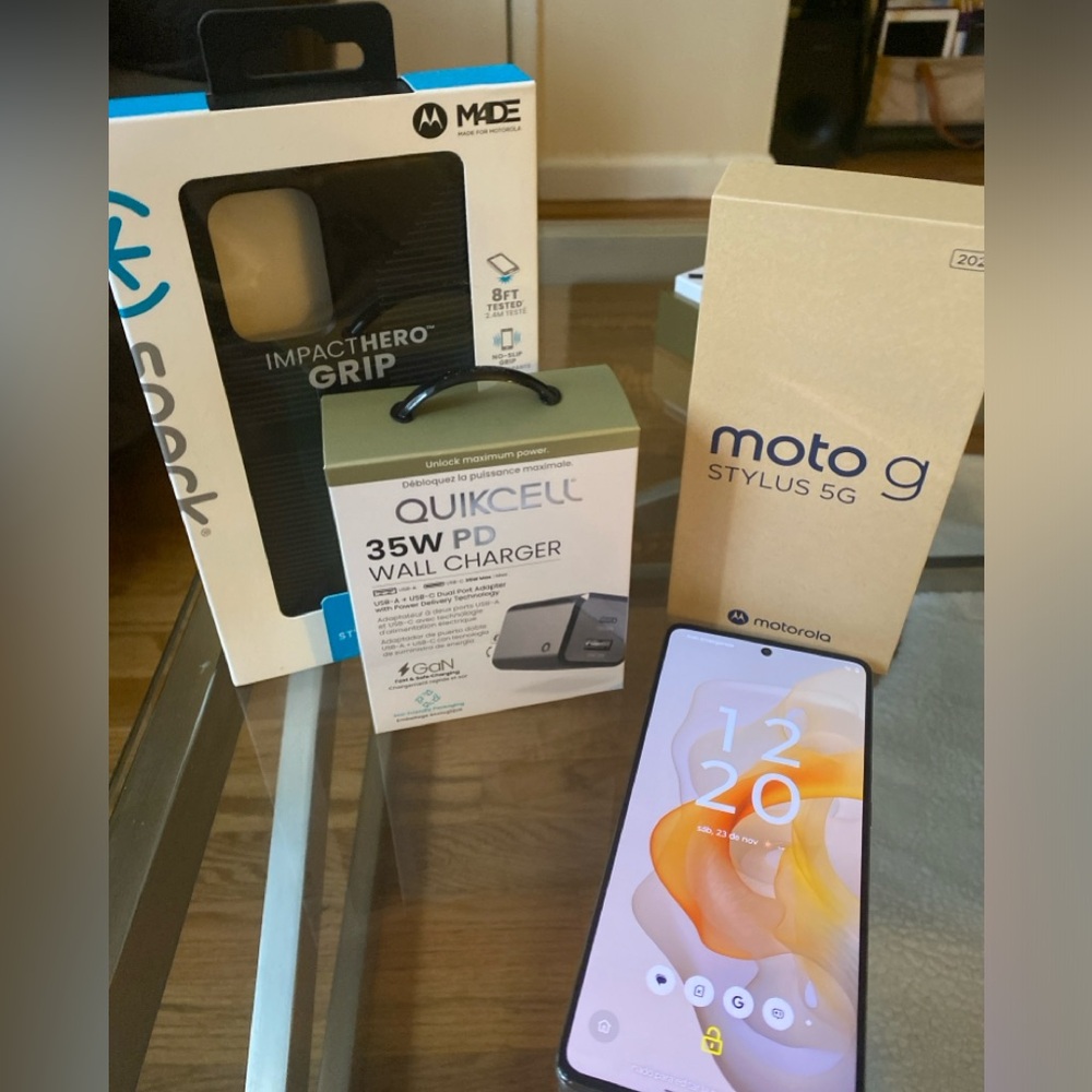 New Unlocked Motorola Moto G Stylus 5G phone.